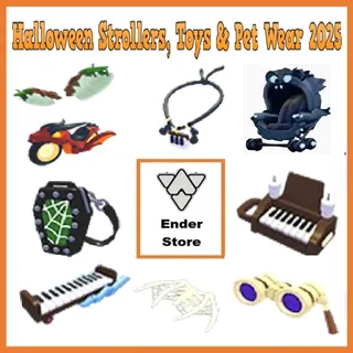 Halloween Strollers, Toys & Pet Wear 2025