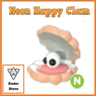 Happy Clam Neon