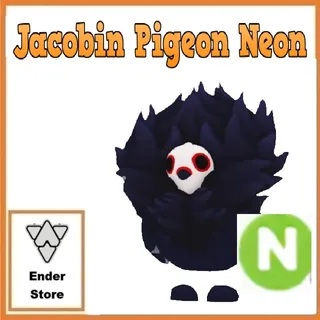 Jacobin Pigeon Neon