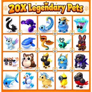 20x Legendary Adopt Me Pets