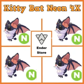 kitty bat neon