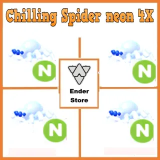 Chilling Spider neon