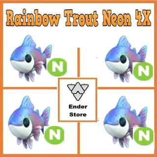 Rainbow Trout Neon 4X