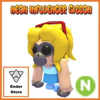 Neon Influencer Gibbon