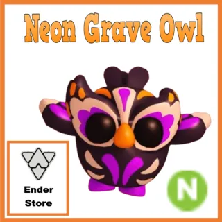 Neon Grave Owl