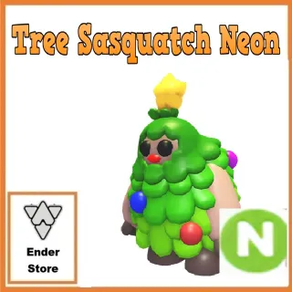 Tree Sasquatch Neon