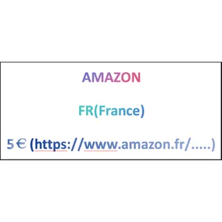 5€ EUR Amazon