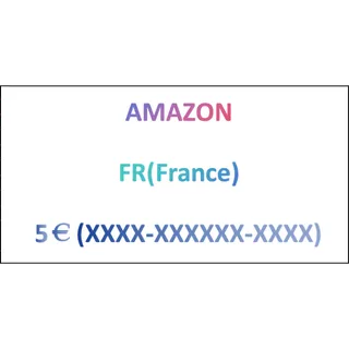 5€ EUR Amazon