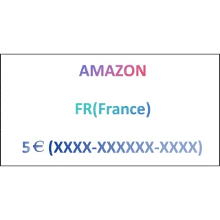 5€ EUR Amazon