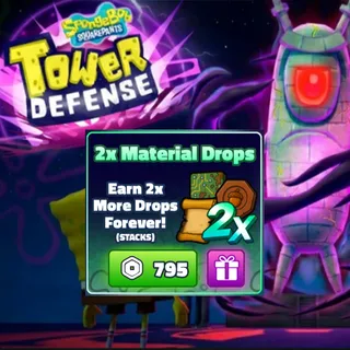 SpongeBob Tower Defense - 2x Material Drops