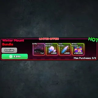 Anime Vanguards - Winter Mount Bundle