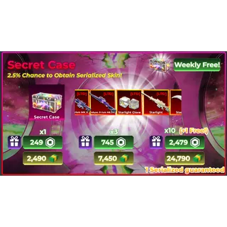 sniper arena - x20 Secret case