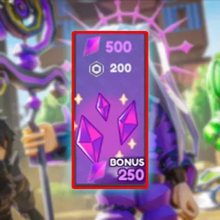 World Zero 500 Crystals