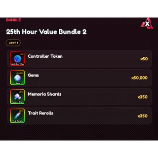 Anime Vanguards: 25th Hour Value Bundle 2