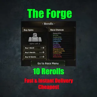 The Forge - 10 Rerolls