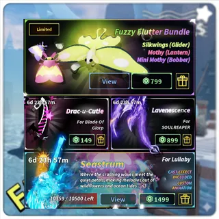 Fisch - Fuzzy Flutter Bundle + Drac u cutie + Lavenescence + Seastrum