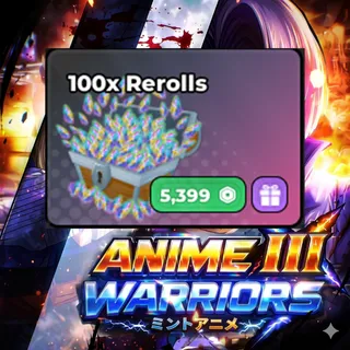 Anime Warriors III - 100x Rerolls
