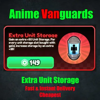 Anime Vanguards - Extra Unit Storage