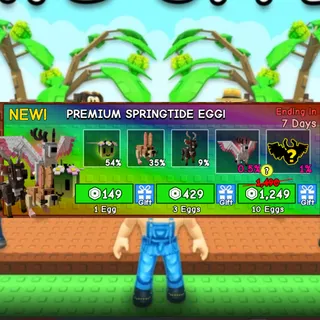 Grow a garden - x100 Premium Springtide Egg