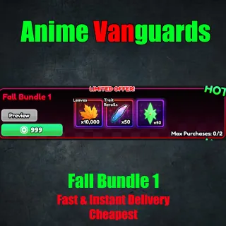 Anime Vanguards - Fall Bundle 1