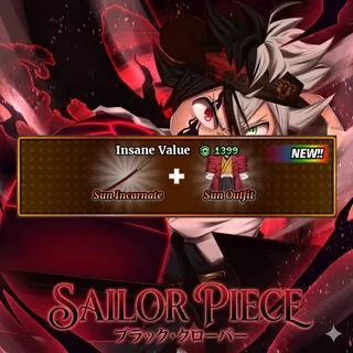 Sailor Piece - Sun incarnate + Sun outfit