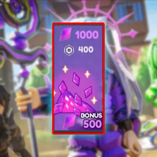 World Zero 1000 Crystals