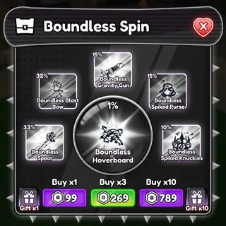 Baddies - Boundless Spin x10