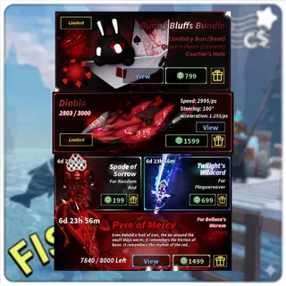 Fisch - Bunny Bluffs Bundle + Diablo + Spade Of Sorrow + Twilight's Wildcard + Pyre of mercy