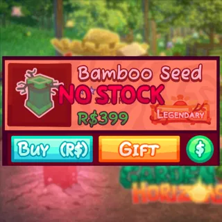 Garden Horizons 5 Bamboo Seed