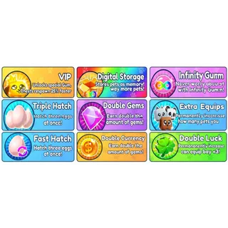 Bubble Gum Simulator INFINITY - All Gamepasses