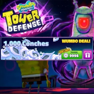 SpongeBob Tower Defense - 1000 Conches