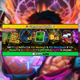 Blox Fruits - Gamepass Bundle (4999R)