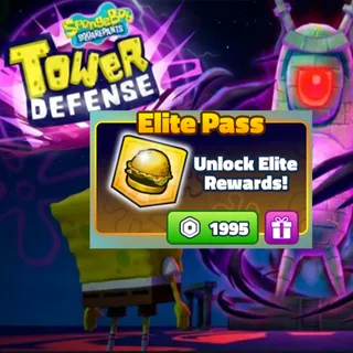 SpongeBob Tower Defense - 3 Elite Pass