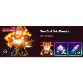 Anime Vanguards - Sun God Skin Bundle