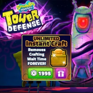 SpongeBob Tower Defense - Unlimited Instant Craft