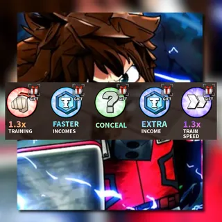 Anime Power League - Training + Faster Income + Conceal + Extra income + Train Speed