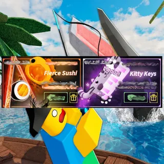 Fisch - fierce sushi + Kitty keys