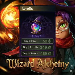 Wizard Alchemy - 200 Rerolls