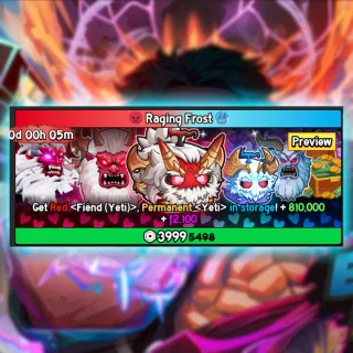 Blox Fruits Raging Frost [ 3999 R]