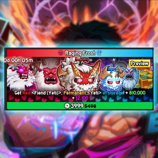 Blox Fruits Raging Frost [ 3999 R]