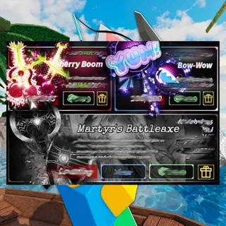 Fisch - Cherry Boom + Bow - wow + Martyr's Battleaxe