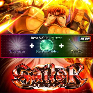 Sailor Piece - Sailor Piece - True Aizen + Blessed Maiden + Yamato (3299R)
