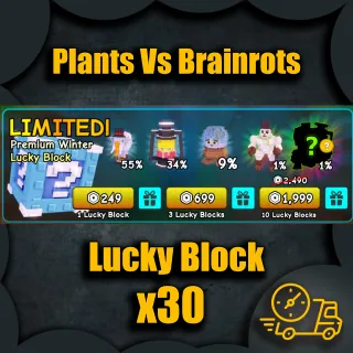 Lucky Block plants vs Brainrots