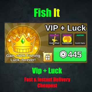 Fish it - Vip + Luck