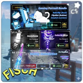 Fisch - Gaming Purrsuit Bundle + Sealphone + Galactic Virge + Bubbly Benediction