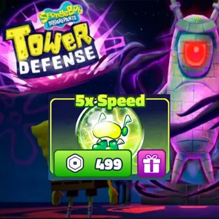SpongeBob Tower Defense - 5x Speed