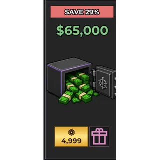 Storage Hunters: 65k cash 