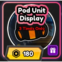 All Star Tower Defense - Pod unit Display