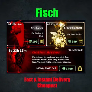 Fisch - Evil Claws + Clock’s Locket + Gothic Archer