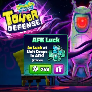 SpongeBob Tower Defense - Afk Luck